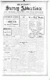 Surrey Advertiser Wednesday 23 August 1916 Page 1