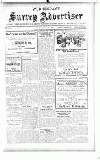 Surrey Advertiser Wednesday 27 September 1916 Page 1