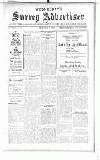 Surrey Advertiser Wednesday 06 December 1916 Page 1