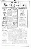 Surrey Advertiser Wednesday 20 December 1916 Page 1