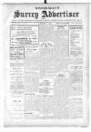 Surrey Advertiser Wednesday 09 January 1918 Page 1