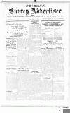 Surrey Advertiser Wednesday 16 January 1918 Page 1