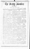 Surrey Advertiser Monday 04 February 1918 Page 1