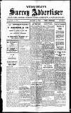 Surrey Advertiser Wednesday 02 October 1918 Page 1