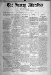 Surrey Advertiser Monday 01 December 1919 Page 1