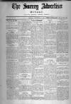Surrey Advertiser Monday 29 December 1919 Page 1