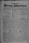 Surrey Advertiser Wednesday 07 January 1920 Page 1