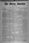 Surrey Advertiser Monday 01 March 1920 Page 1