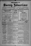 Surrey Advertiser Wednesday 17 March 1920 Page 1