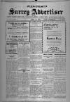 Surrey Advertiser Wednesday 28 April 1920 Page 1