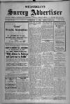 Surrey Advertiser Wednesday 15 September 1920 Page 1
