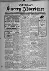 Surrey Advertiser Wednesday 22 December 1920 Page 1