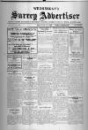 Surrey Advertiser Wednesday 19 January 1921 Page 1