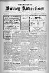 Surrey Advertiser Wednesday 13 April 1921 Page 1