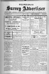 Surrey Advertiser Wednesday 04 May 1921 Page 1