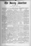 Surrey Advertiser Monday 23 May 1921 Page 1