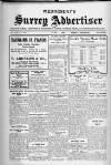 Surrey Advertiser Wednesday 01 June 1921 Page 1