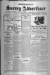 Surrey Advertiser Wednesday 04 January 1922 Page 1