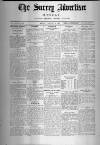 Surrey Advertiser Monday 09 January 1922 Page 1