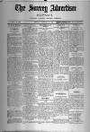 Surrey Advertiser Monday 16 January 1922 Page 1