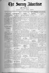Surrey Advertiser Monday 23 January 1922 Page 1