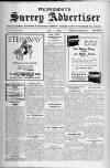Surrey Advertiser Wednesday 03 May 1922 Page 1
