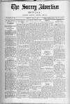 Surrey Advertiser Monday 08 May 1922 Page 1