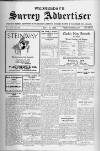 Surrey Advertiser Wednesday 10 May 1922 Page 1