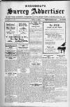 Surrey Advertiser Wednesday 07 June 1922 Page 1