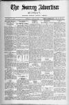 Surrey Advertiser Monday 12 June 1922 Page 1
