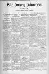 Surrey Advertiser Monday 19 June 1922 Page 1