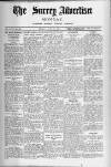Surrey Advertiser Monday 17 July 1922 Page 1