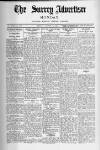 Surrey Advertiser Monday 14 August 1922 Page 1