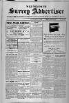 Surrey Advertiser Wednesday 02 January 1924 Page 1