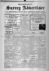 Surrey Advertiser Wednesday 30 January 1924 Page 1