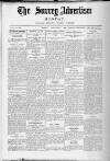 Surrey Advertiser Monday 01 September 1924 Page 1