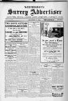 Surrey Advertiser Wednesday 03 December 1924 Page 1