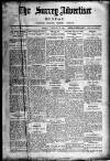 Surrey Advertiser Monday 12 January 1925 Page 1