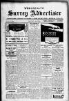 Surrey Advertiser Wednesday 28 January 1925 Page 1
