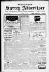 Surrey Advertiser Wednesday 08 April 1925 Page 1