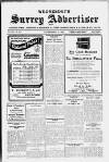 Surrey Advertiser Wednesday 09 September 1925 Page 1