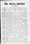 Surrey Advertiser Monday 28 September 1925 Page 1