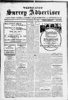 Surrey Advertiser Wednesday 18 November 1925 Page 1
