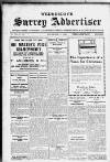Surrey Advertiser Wednesday 02 December 1925 Page 1