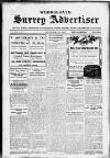 Surrey Advertiser Wednesday 16 December 1925 Page 1
