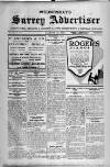 Surrey Advertiser Wednesday 20 January 1926 Page 1