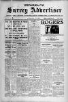 Surrey Advertiser Wednesday 10 February 1926 Page 1