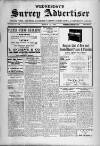 Surrey Advertiser Wednesday 17 March 1926 Page 1
