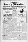 Surrey Advertiser Wednesday 01 September 1926 Page 1