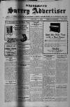 Surrey Advertiser Wednesday 04 January 1928 Page 1